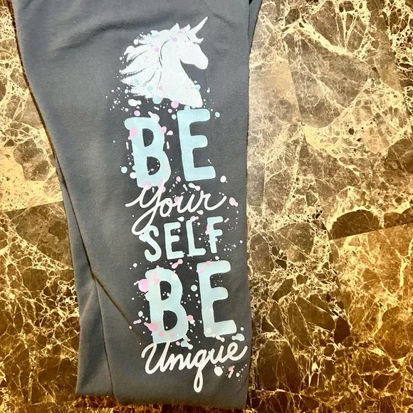 JUSTICE/BTWEEN*Girls 10*UNICORN LOT*4 Piece*2 Shirts/Pants*FREE SHIPPING - Picture 7 of 15